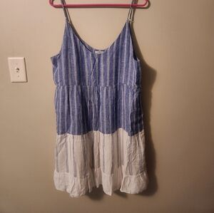 Rails Blue and White Sundress